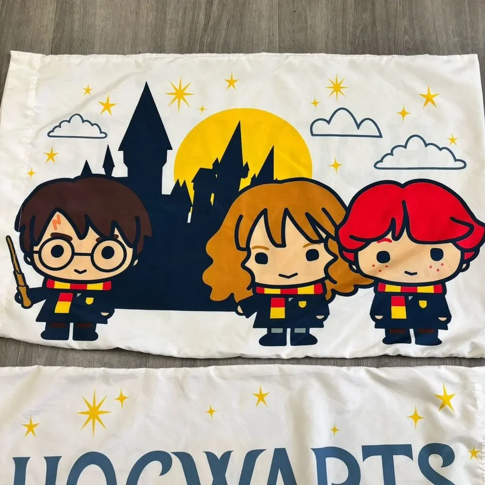 Harry Potter Pillow Cases Hogworts Is My Home Lot of 2 Standard Size 30